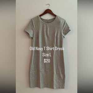 Old Navy T shirt dress-Grey